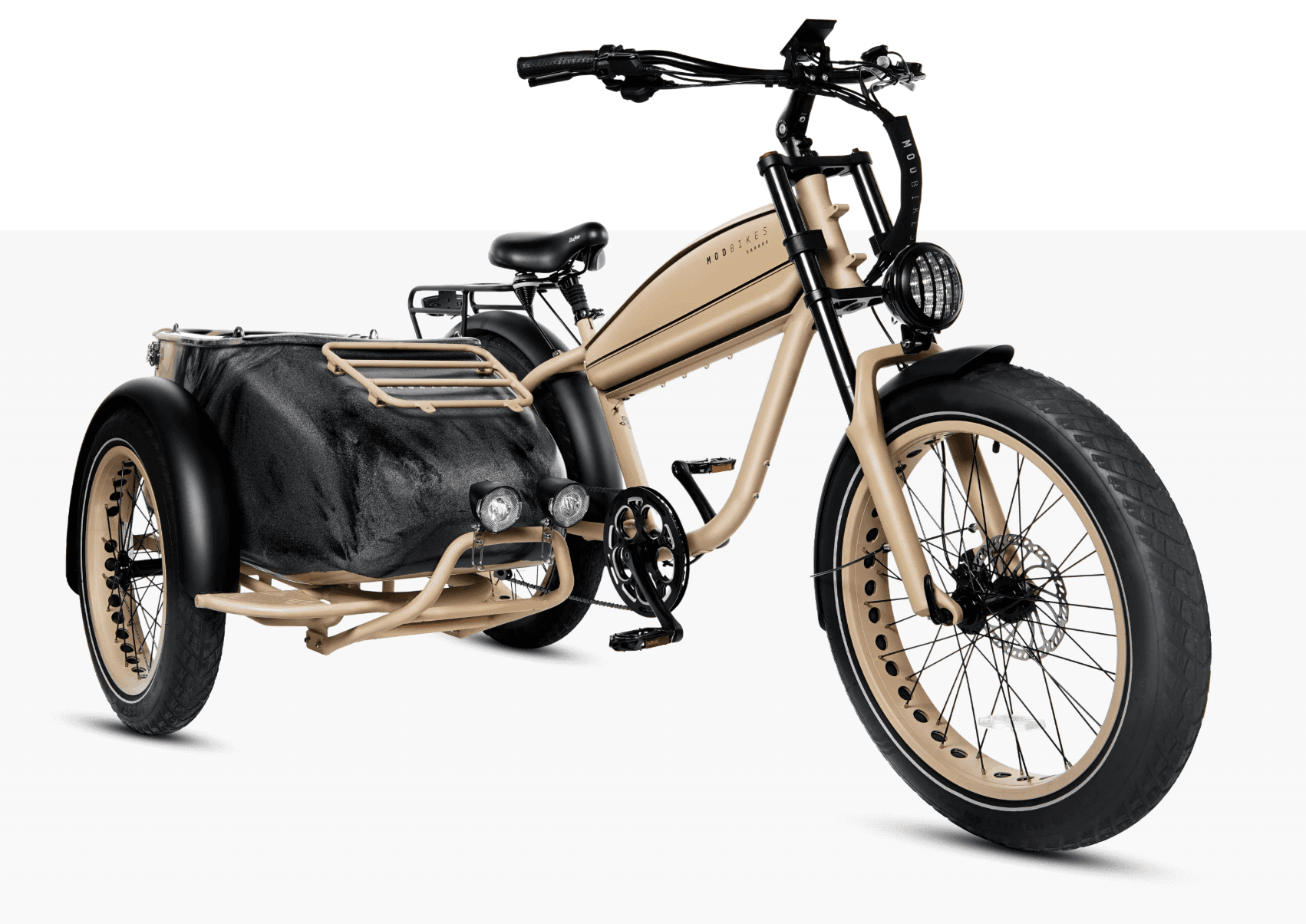 The Sidecar Mod — Burning Man e-bike rental